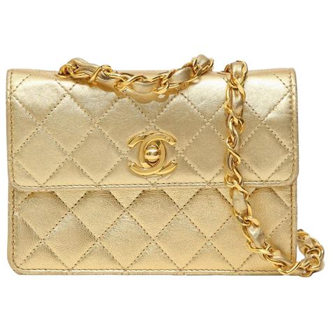 chanel handbags gold